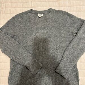 J. Crew Women's Gray Crewneck Sweater